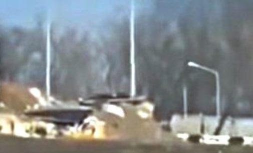 Появилось видео боя под Песками