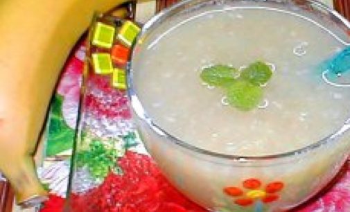 Рецепт дня: Лечебный банановый кисель от кашля