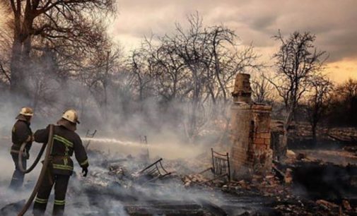  Пожары в Житомирской области: из-за стихии пострадали дома староверов