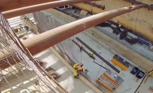 КГГА поделилась свежим видео со стройки метро на Виноградарь