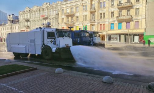 В КГГА рассказали, почему привлекли к дезинфекции улиц столицы Нацгвардию