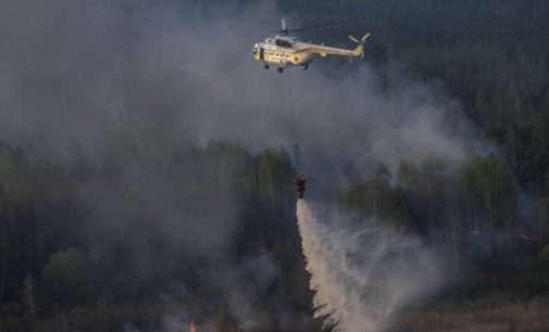 Спасатели доложили о ситуации с пожарами в зоне ЧАЭС