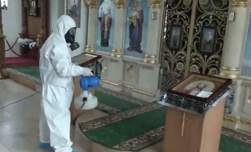 В Буче не смогли провести дезинфекцию во всех храмах