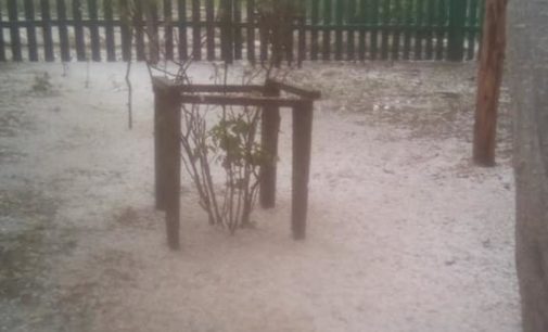 Житомирщину засыпало сильным градом
