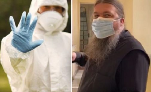 В Черновцах священник покашлял на журналистов и заявил, что у него коронавирус