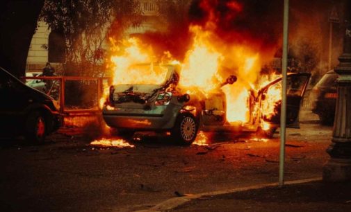 В Измаиле во время движения загорелся автомобиль