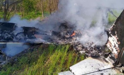 Авария легкомоторного самолета в Днепре: появилось видео крушения