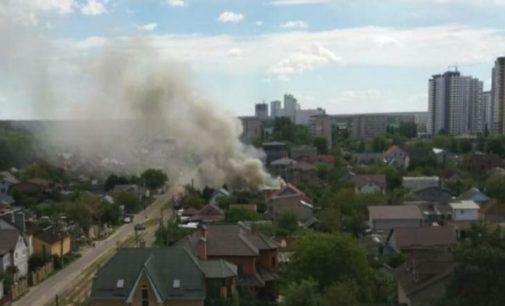 На Красном хуторе в Киеве горел частный дом